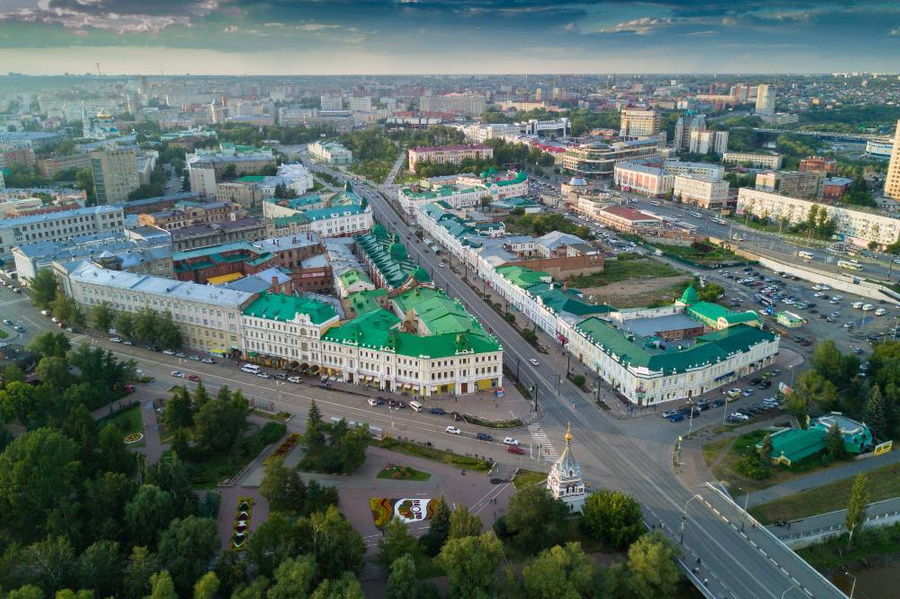 Виды Омска. Фото © ТАСС / Руслан Шамуков