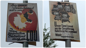 На плакатах в Германии Калининград показали частью ФРГ