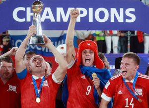 В Кремле назвали достойной восхищения победу сборной России на ЧМ по пляжному футболу
