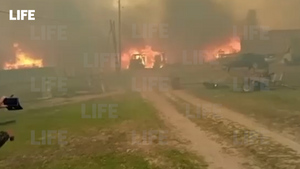 Более 200 домов удалось отстоять в борьбе с лесным пожаром в селе в Якутии