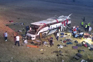В Турции 14 человек погибли в ДТП с перевернувшимся автобусом