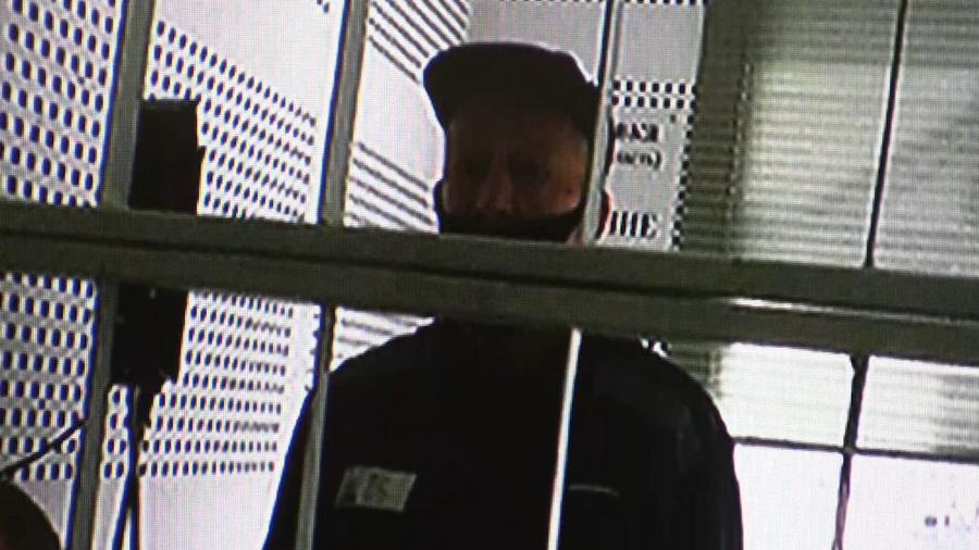 Ефремов на связи с судом прямиком из колонии. Скриншот видео © Life.ru