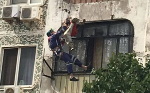 Бельевые верёвки спасли жизнь россиянину, выпавшему с пятого этажа
