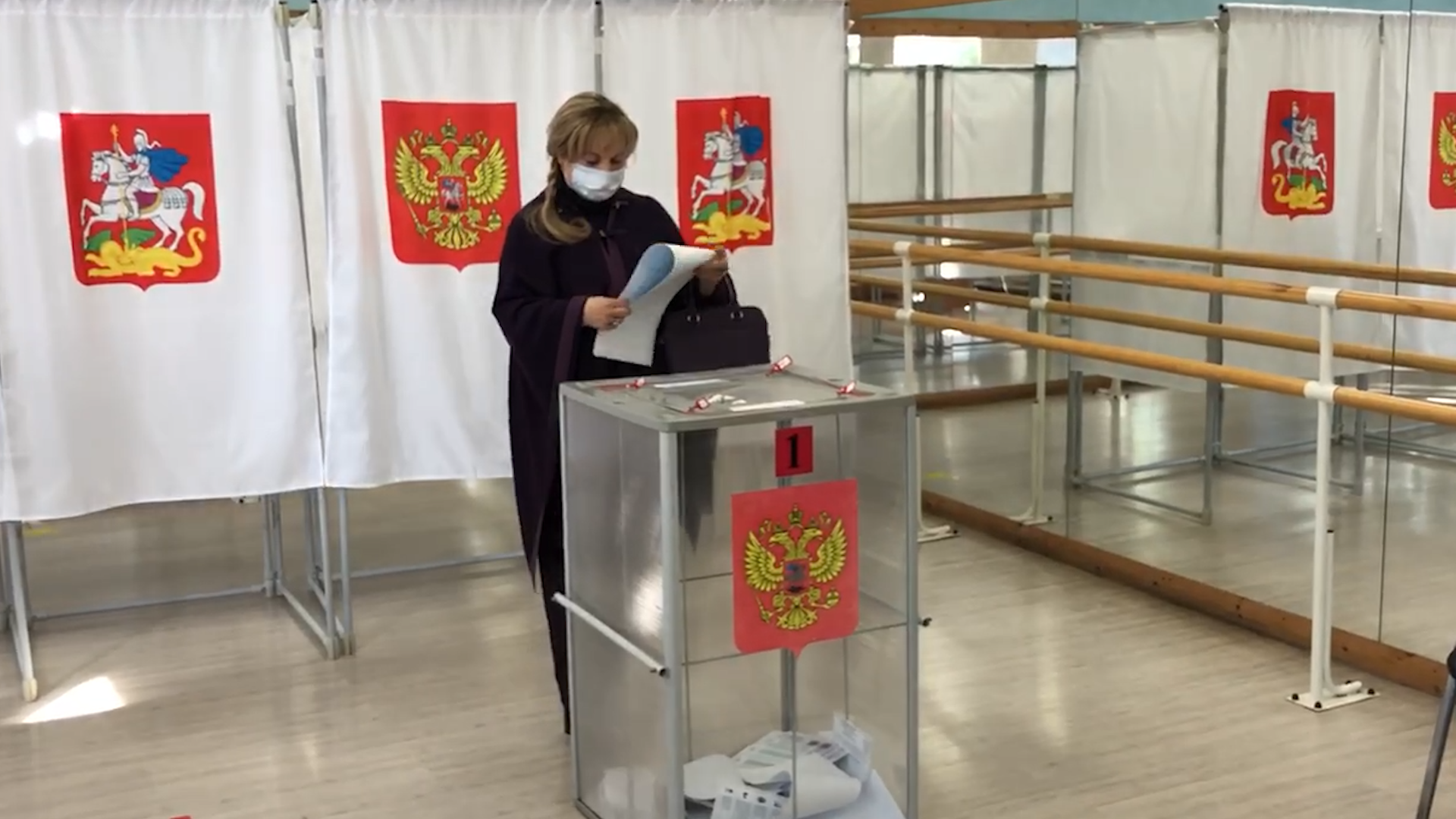 Памфилова проголосовала на думских выборах