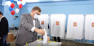 Председатель Заксобрания Ростовской области проголосовал на думских выборах