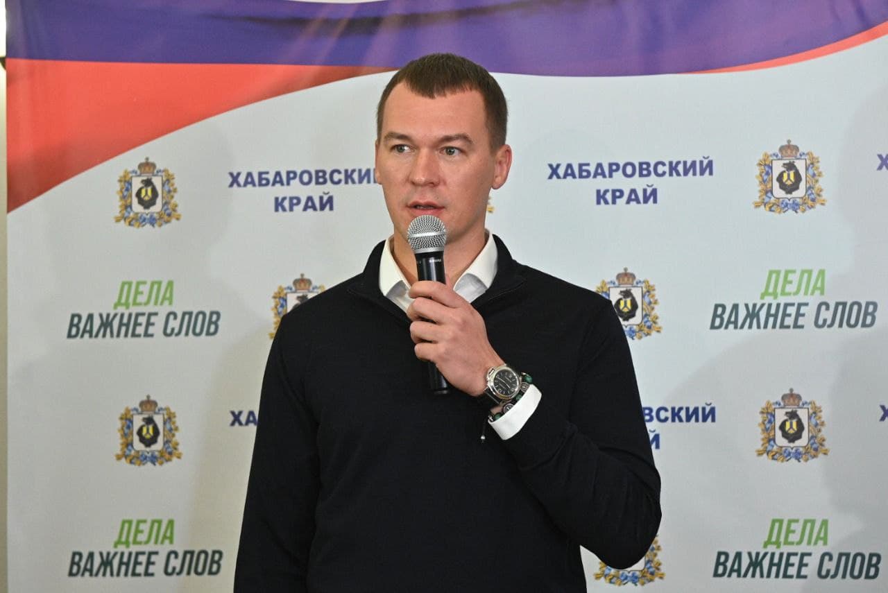 Врио главы Хабаровского края Дегтярёв набирает 57% после обработки 80% бюллетеней
