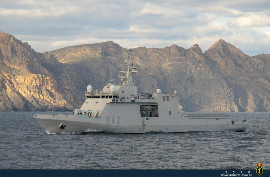 Патрульный корабль ВМС Испании Rayo. Фото © Armada Espaola