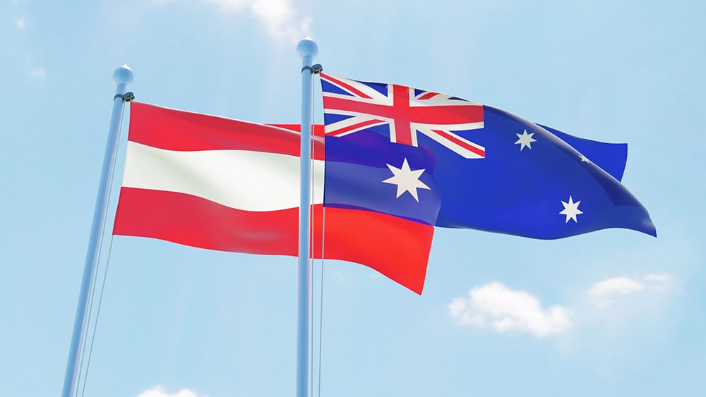 На сайте ООН перепутали флаги Австралии и Австрии