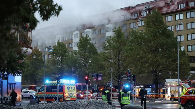 Взрыв прогремел в многоэтажке в Швеции, пострадали десятки человек