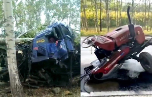 В Китае 15 человек погибли в ДТП с трактором у границы с Россией