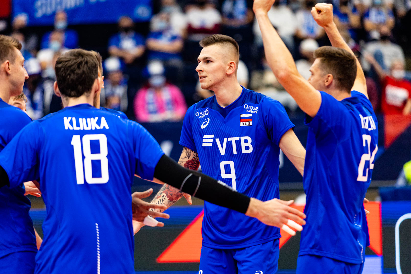 Российские волейболисты победили Финляндию на чемпионате Европы