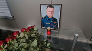 Москвичи и жители регионов несут цветы к зданиям МЧС в память о погибшем Зиничеве