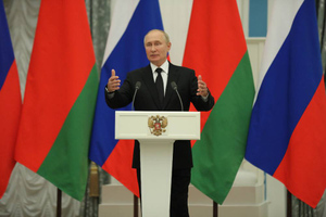 Путин заявил, что Россия и Белоруссия находятся на правильном пути интеграции