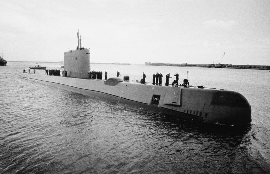 <p>Подводная лодка Nautilus. Фото © Getty Images / Bob Haswell / Daily Express / Hulton Archive</p>