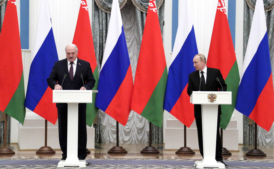 Президент России Владимир Путин и глава Белоруссии Александр Лукашенко. Фото © Kremlin.ru