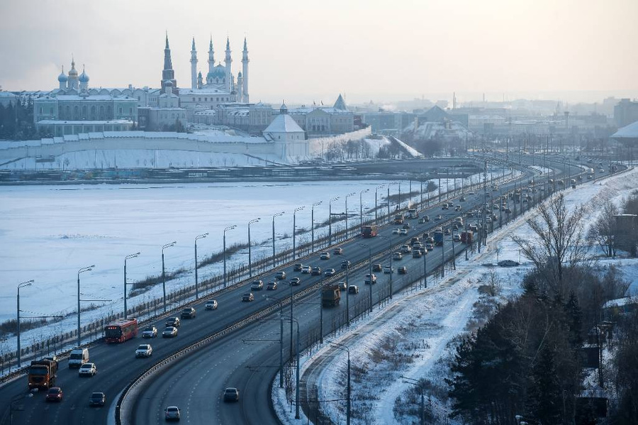 Фото © ТАСС / Вид на город Казань. Фото © ТАСС / Егор Алеев