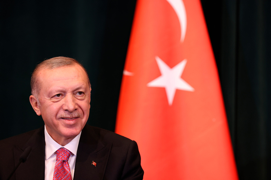Президент Турции Реджеп Тайип Эрдоган. Фото © ТАСС / AP / Franc Zhurda