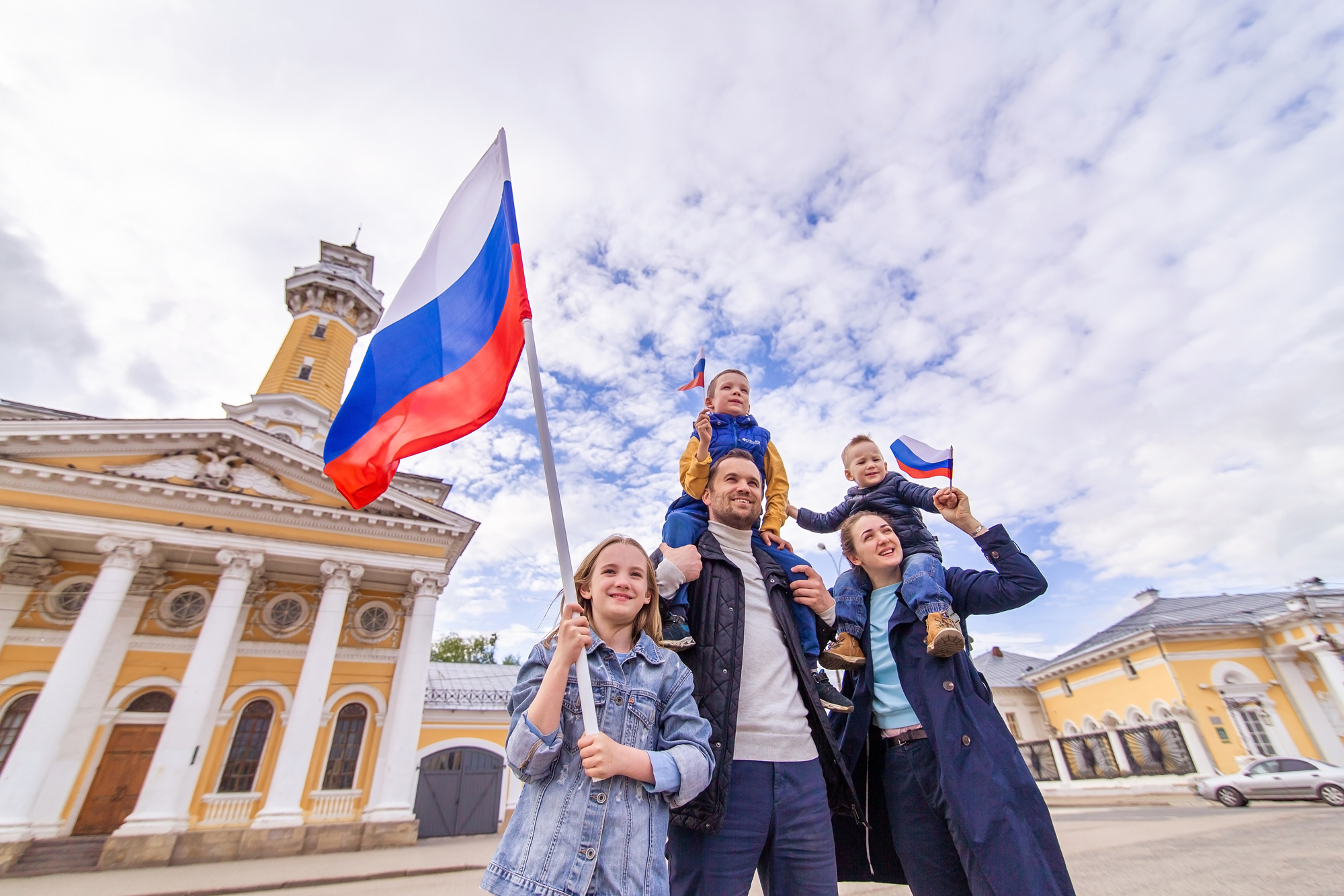 Российская семья. Фото © Shutterstock