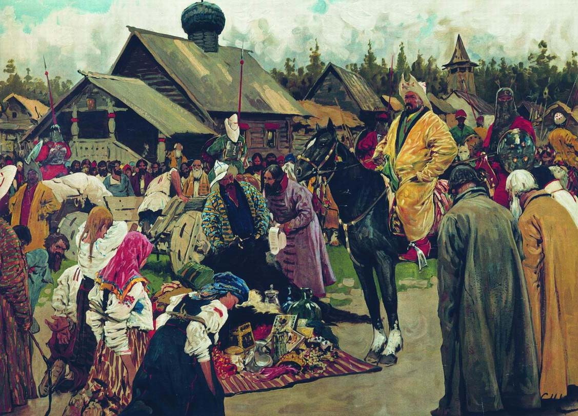 Картина художника С.В. Иванова "Баскаки", 1909 © Wikipedia