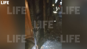 Главное здание МГУ эвакуировали из-за загоревшейся двери