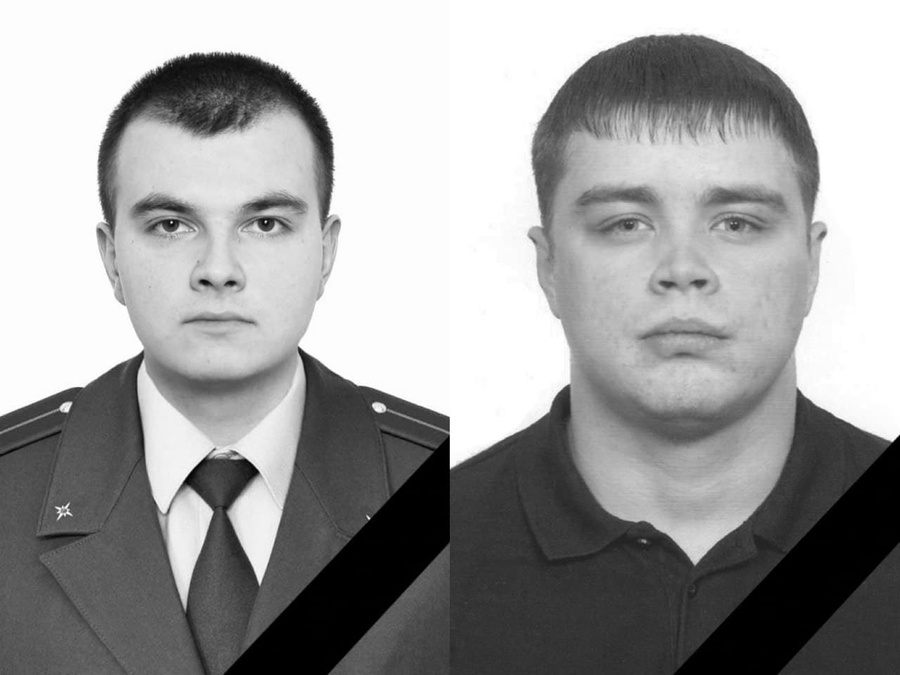 Погибшие Игорь Руснаков и Вадим Найдёнов. Фото © МЧС России