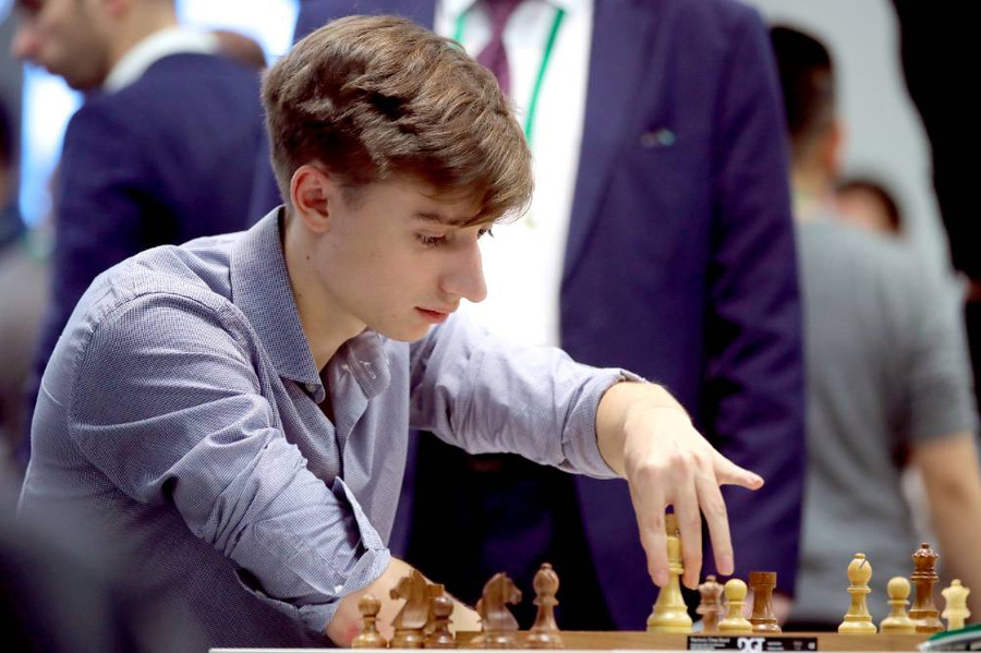 <p>Российский шахматист Даниил Дубов. © ТАСС / Пётр Ковалёв</p>