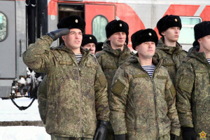 Очередной эшелон российских военных прибыл в Белоруссию на учения "Союзная решимость"