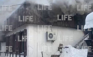 Пожар охватил ресторан в Зеленограде