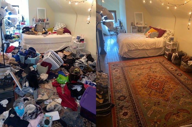 10 комнат до и после генеральной уборки, и на эти преображения сложно смотреть без восторга