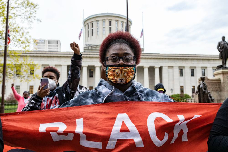 Активисты Black Lives Matter. Фото © ТАСС / ZUMA