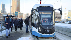В 2021 году москвичи ждали трамваи менее четырёх минут