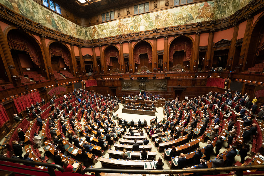 Парламент Италии. Фото © Facebook / Palazzo Chigi 