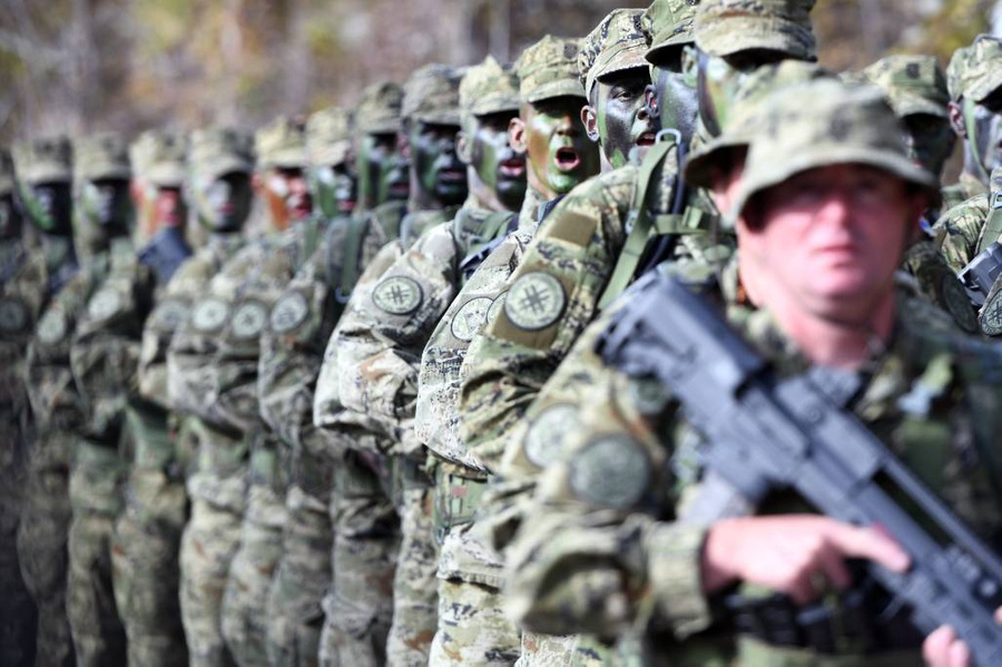 <p>Солдаты Хорватии. Фото © ТАСС / PA Images</p>