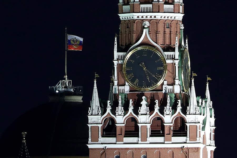 <p>Вид на Спасскую башню © ТАСС / Антон Новодережкин</p>