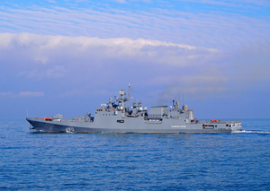 Российские корабли на учениях в Чёрном море поразили воздушные и морские цели