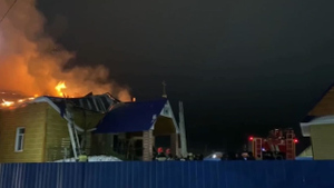 Под Оренбургом спустя девять часов потушили пожар в церкви Покрова Пресвятой Богородицы
