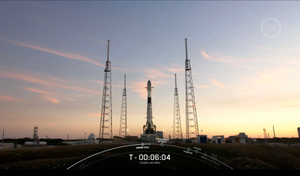 SpaceX с пятой попытки запустила ракету-носитель с итальянским спутником