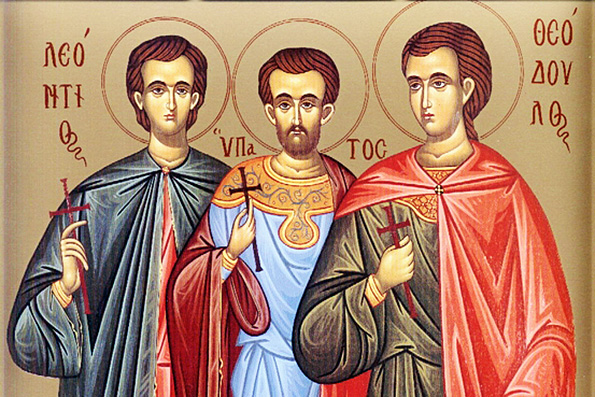 Мученики Леонтий, Ипатий и Феодул. © Православие в Татарстане