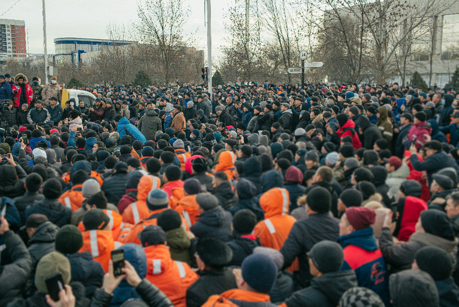 Протесты в Казахстане. Фото © Zhanbyrbaevkz / ТАСС