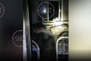 Появилось видео из кемеровского пансионата, где при пожаре погибло четыре человека
