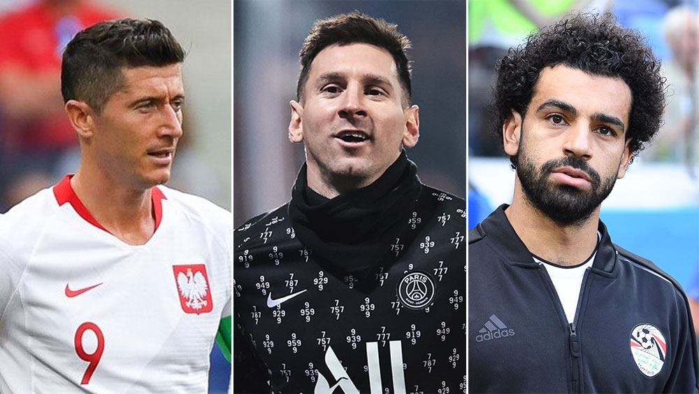 Новое противостояние Месси и Левандовски: ФИФА назвала трёх претендентов на звание лучшего игрока 2021 года