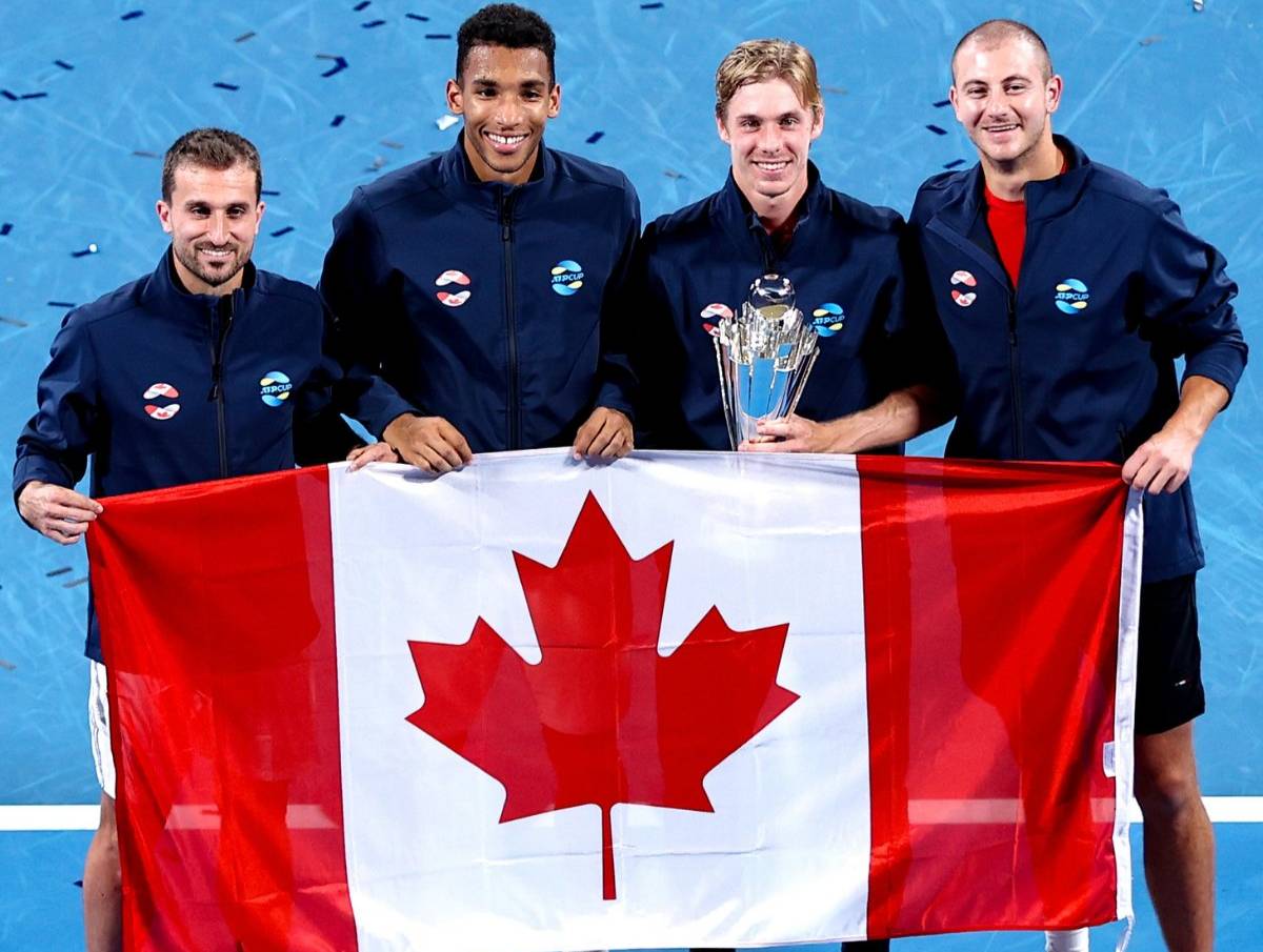 Сборная Канады по теннису завоевала ATP Cup