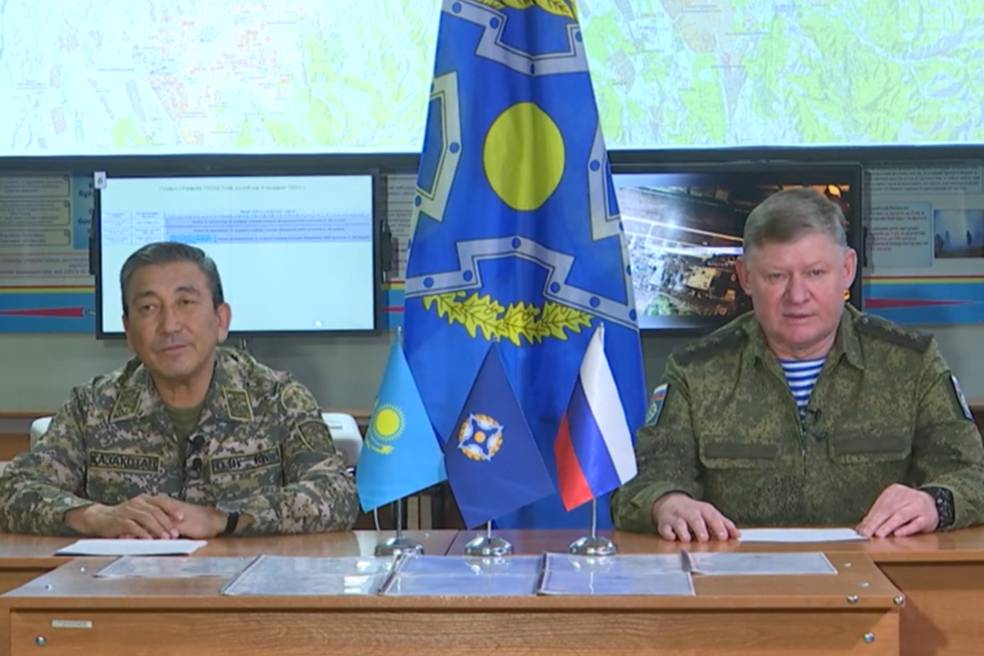 Сердюков: Миротворцы ОДКБ останутся в Казахстане до полной стабилизации обстановки