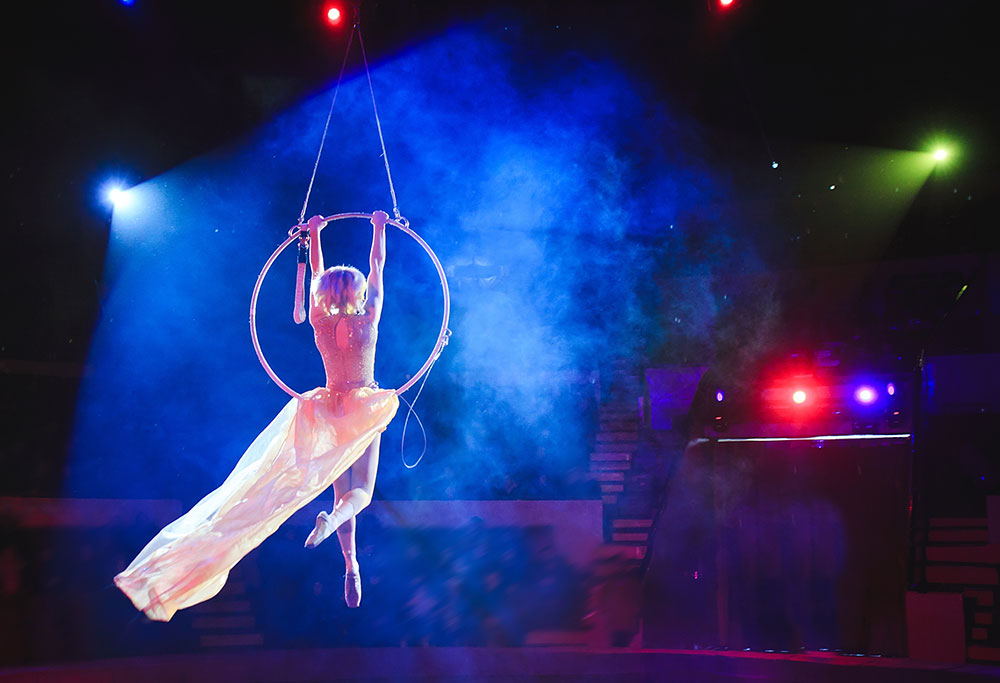 В Рязанском цирке гимнастка сорвалась с четырёхметровой высоты
