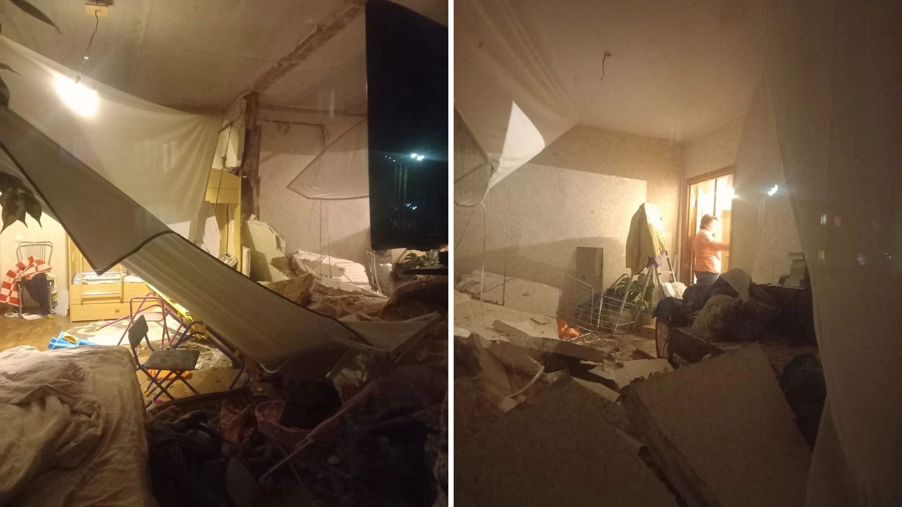 В Омске из-за взрыва самогонного аппарата разрушилась стена жилого дома