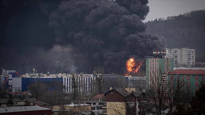 Взрывы во Львове. Фото © Телеграм-канал "Операция Z: военкоры Русской весны"