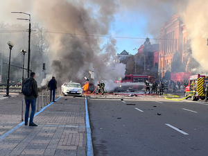 В Киеве снова объявлена воздушная тревога