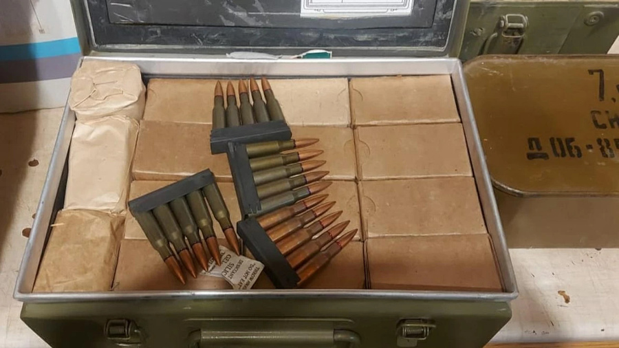 Найденные боеприпасы в квартире москвича. Обложка © "МВД Медиа"
