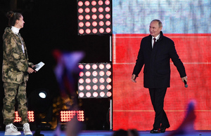 ФОМ: 75% россиян считают, что Путин хорошо работает на посту президента