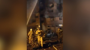 Вспыхнувший после крушения Су-34 пожар в Ейске потушен